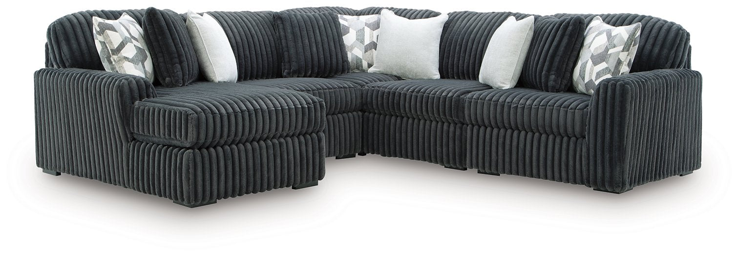 Midnight-Madness Sectional with Chaise - homePLUS (Binghamton, NY)