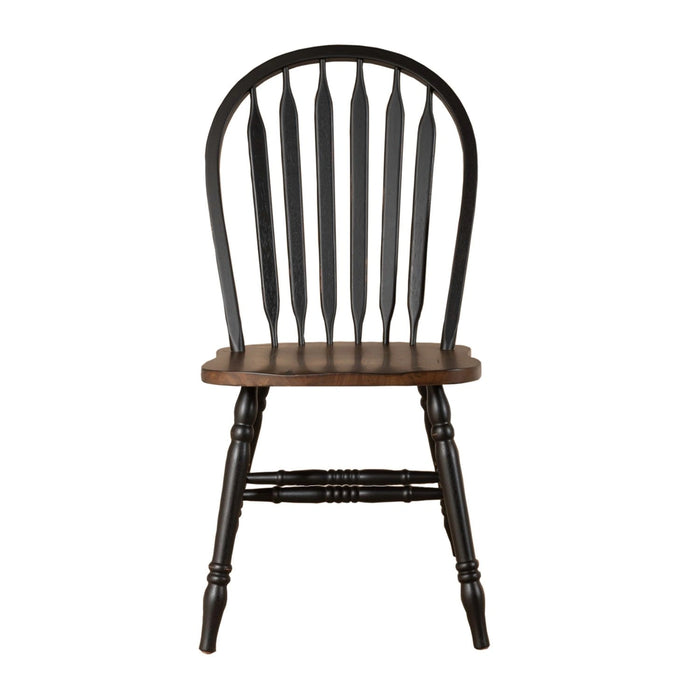 Carolina Crossing Windsor Side Chair- Black image