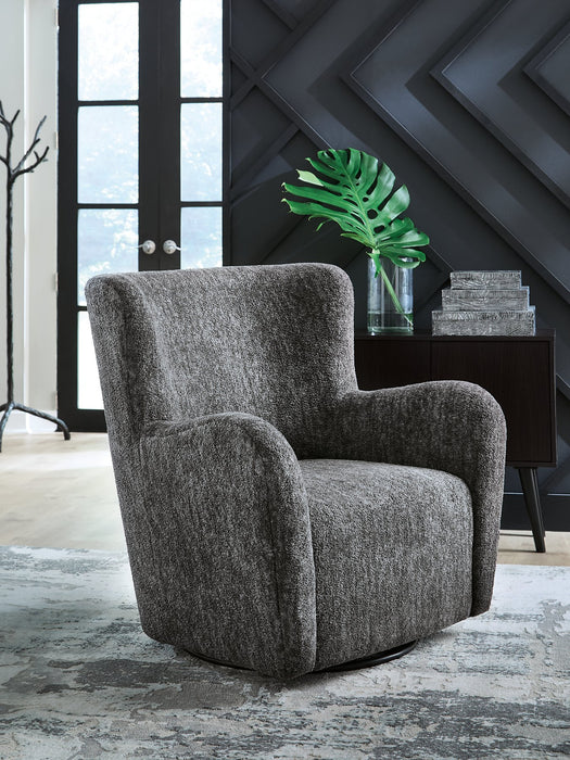 Rowenburg Swivel Glider Accent Chair - homePLUS (Binghamton, NY)