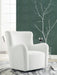 Rowenburg Swivel Glider Accent Chair - homePLUS (Binghamton, NY)