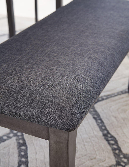 Bridson Dining Table and Chairs with Bench (Set of 6) - homePLUS (Binghamton, NY)