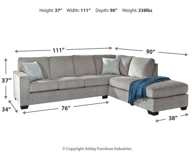 Altari Sectional with Chaise - homePLUS (Binghamton, NY)