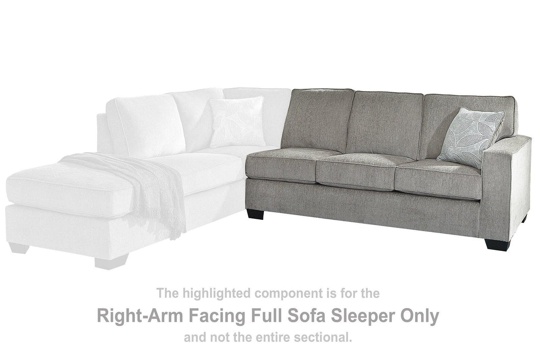 Altari Sleeper Sectional with Chaise - homePLUS (Binghamton, NY)