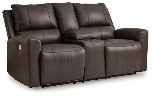 Boxmere Power Reclining Loveseat with Console - homePLUS (Binghamton, NY)