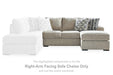 Calnita Sectional with Chaise - homePLUS (Binghamton, NY)