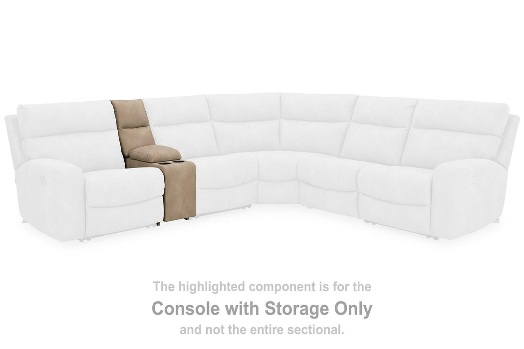 Next-Gen DuraPella Power Reclining Sectional Loveseat with Console - homePLUS (Binghamton, NY)