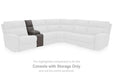 Next-Gen DuraPella Power Reclining Sectional Loveseat with Console - homePLUS (Binghamton, NY)
