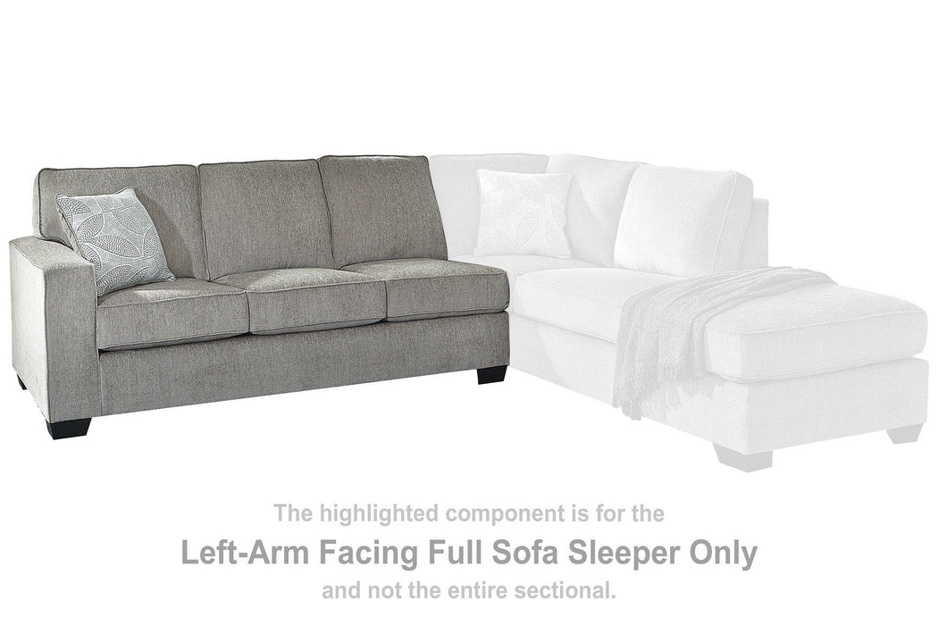 Altari Sleeper Sectional with Chaise - homePLUS (Binghamton, NY)