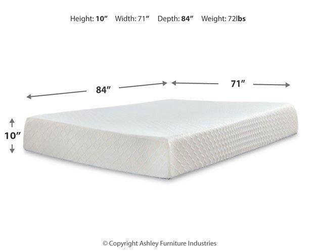 10 Inch Chime Memory Foam Mattress Set - homePLUS (Binghamton, NY)