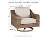 Beachcroft Outdoor Swivel Lounge with Cushion - homePLUS (Binghamton, NY)