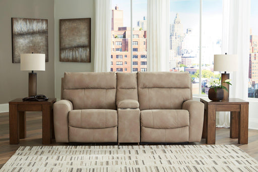 Next-Gen DuraPella Power Reclining Sectional Loveseat with Console - homePLUS (Binghamton, NY)