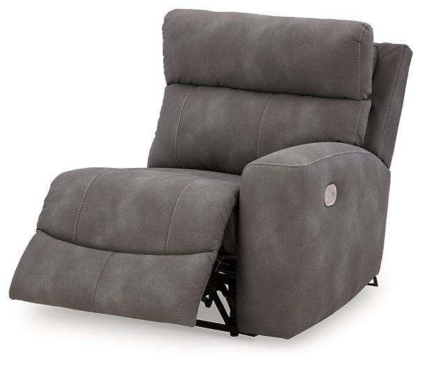 Next-Gen DuraPella Power Reclining Sectional Loveseat with Console - homePLUS (Binghamton, NY)