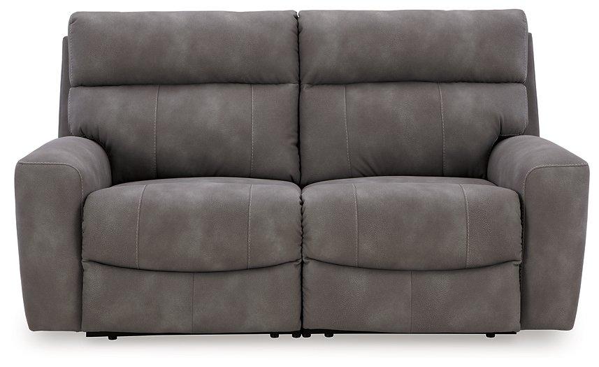 Next-Gen DuraPella Power Reclining Sectional Loveseat - homePLUS (Binghamton, NY)