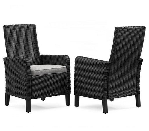 Beachcroft Outdoor Arm Chair with Cushion (Set of 2) - homePLUS (Binghamton, NY)