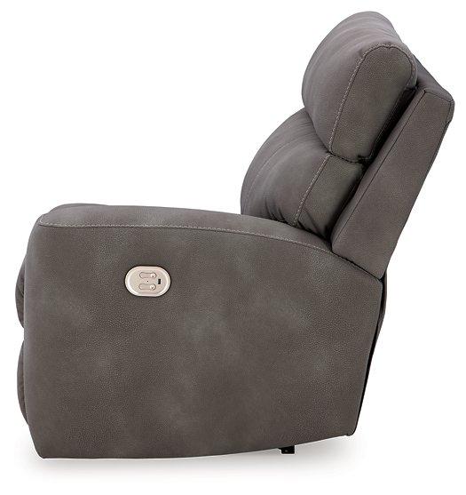 Next-Gen DuraPella Power Reclining Sectional Loveseat - homePLUS (Binghamton, NY)