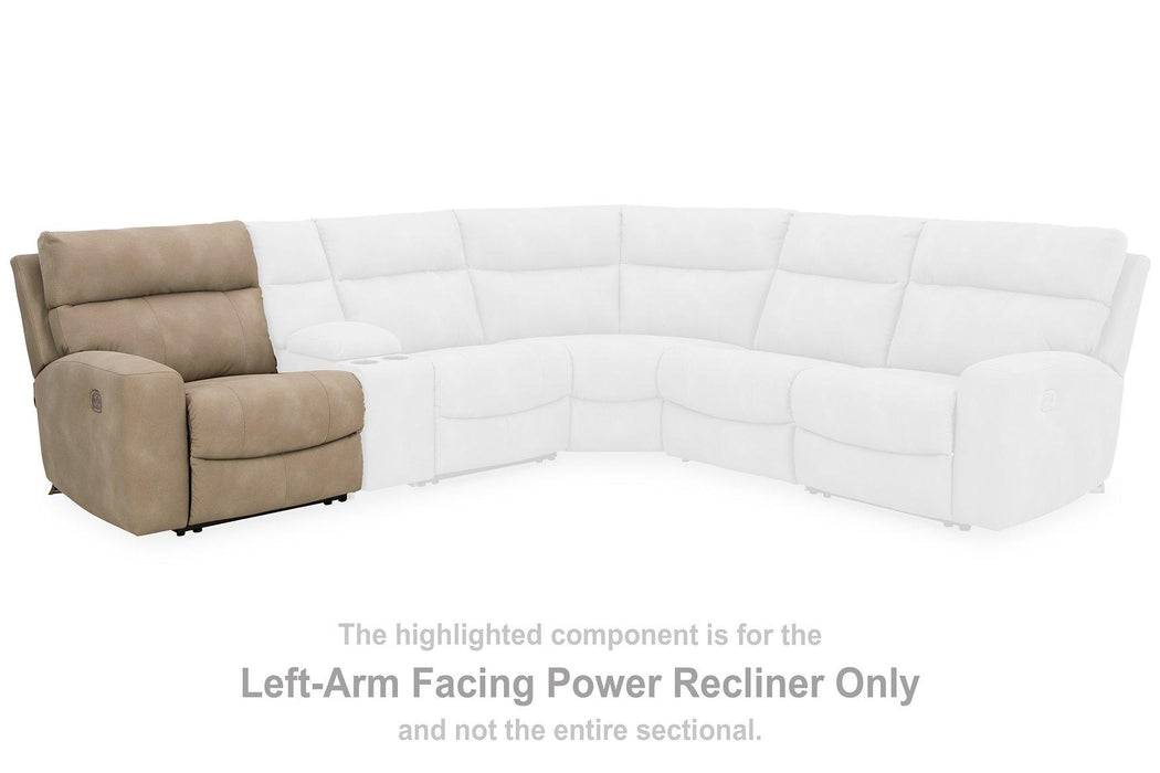 Next-Gen DuraPella Power Reclining Sectional Loveseat - homePLUS (Binghamton, NY)