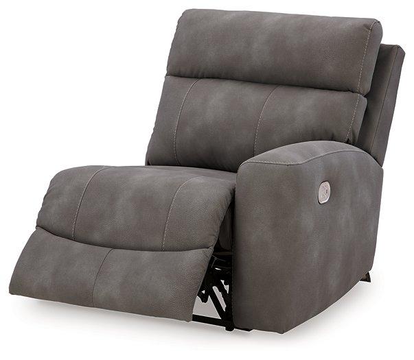 Next-Gen DuraPella Power Reclining Sectional Loveseat with Console - homePLUS (Binghamton, NY)