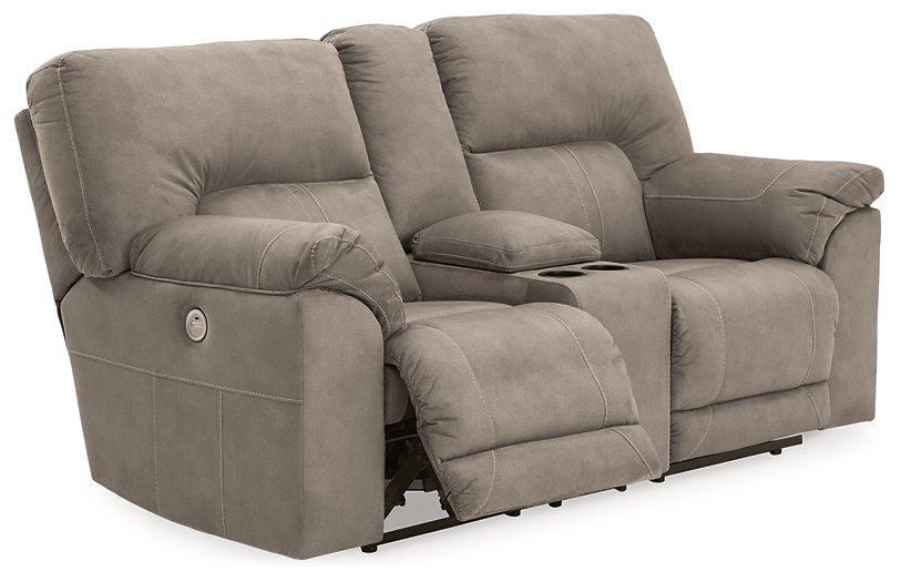 Cavalcade Power Reclining Loveseat with Console