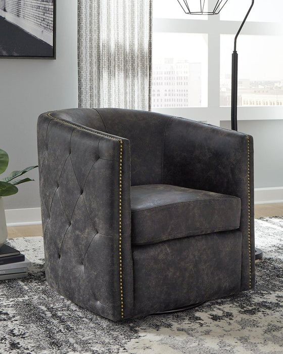 Brentlow Swivel Accent Chair - homePLUS (Binghamton, NY)
