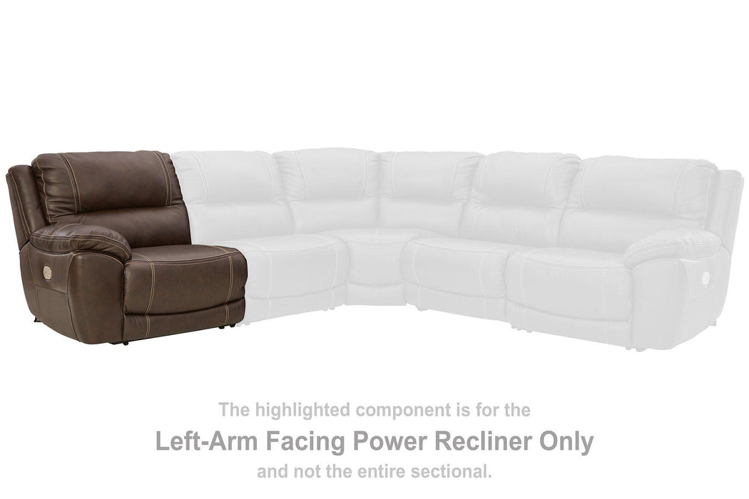 Dunleith Power Reclining Sectional Loveseat - homePLUS (Binghamton, NY)