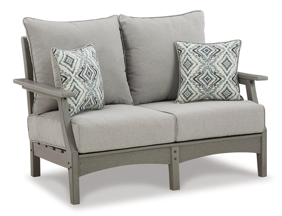 Visola Outdoor Sofa and Loveseat Set - homePLUS (Binghamton, NY)