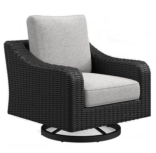 Beachcroft Outdoor Swivel Lounge with Cushion - homePLUS (Binghamton, NY)