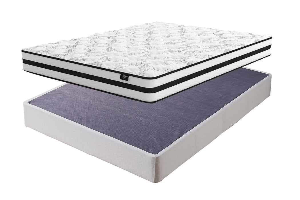 8 Inch Chime Innerspring Mattress Set - homePLUS (Binghamton, NY)