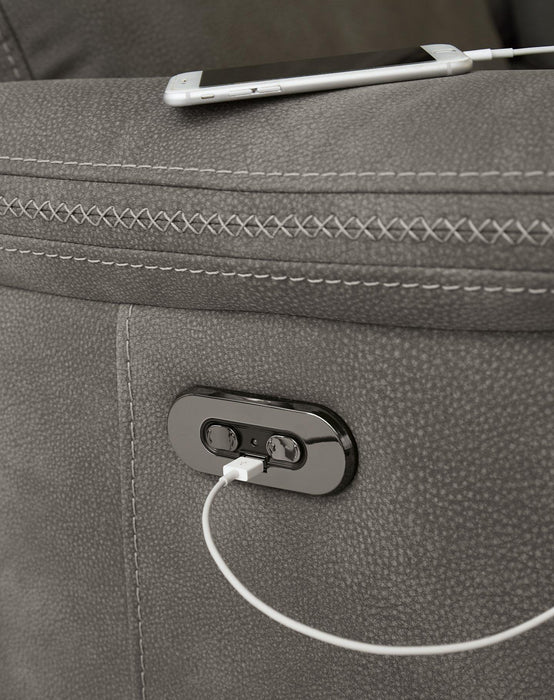 Next-Gen DuraPella Power Reclining Loveseat with Console - homePLUS (Binghamton, NY)