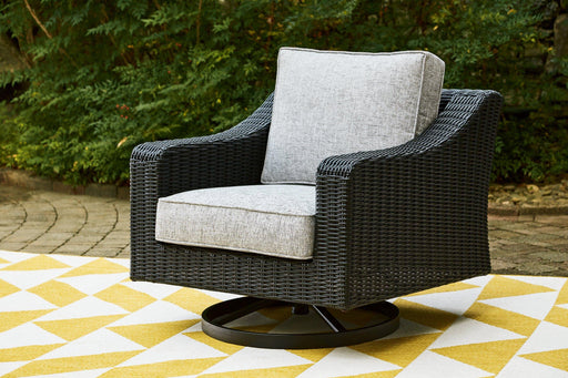 Beachcroft Outdoor Swivel Lounge with Cushion - homePLUS (Binghamton, NY)
