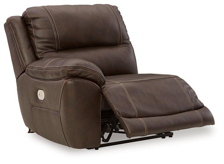 Dunleith Power Reclining Loveseat with Console - homePLUS (Binghamton, NY)