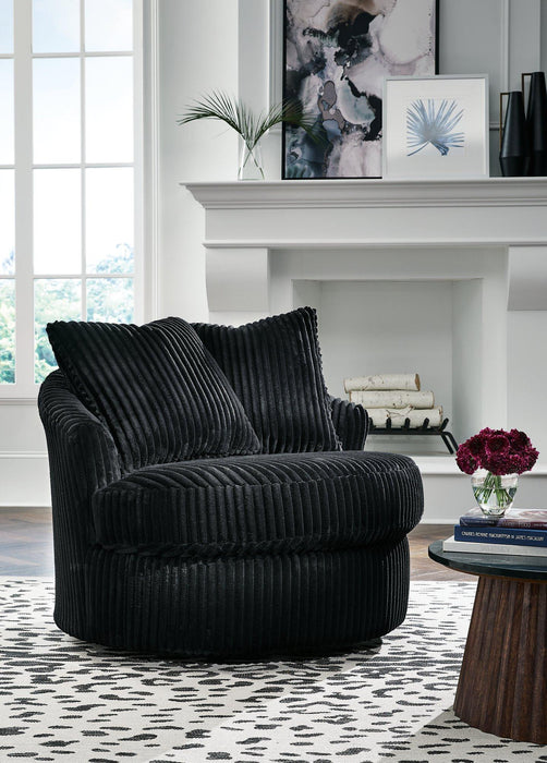 Gramwell Swivel Accent Chair - homePLUS (Binghamton, NY)