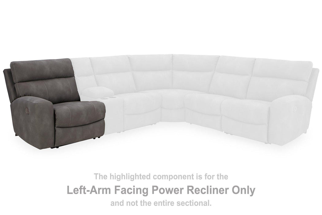 Next-Gen DuraPella Power Reclining Sectional Loveseat - homePLUS (Binghamton, NY)
