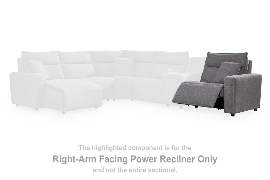 Modmax II Power Reclining Sectional with Audio Consoles