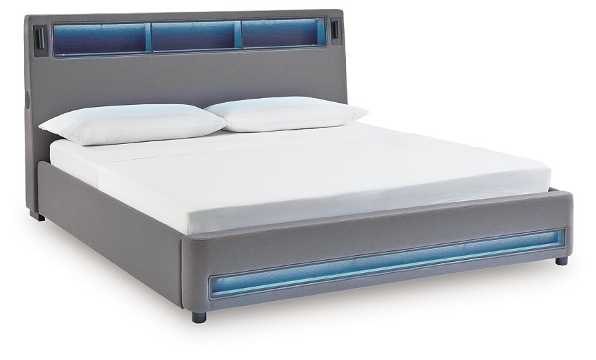 Verishaw Upholstered Bed - homePLUS (Binghamton, NY)