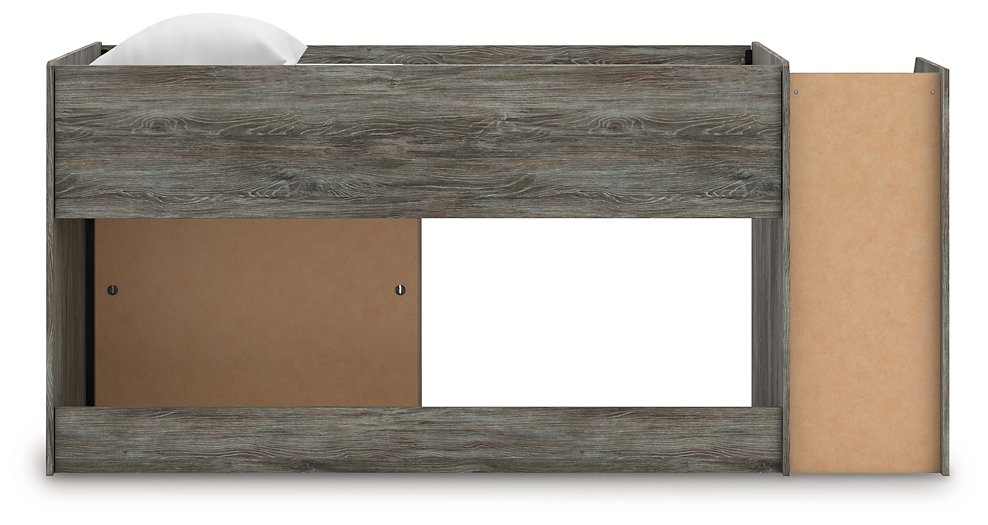 Frandern Loft Bed with Bookcase Storage - homePLUS (Binghamton, NY)