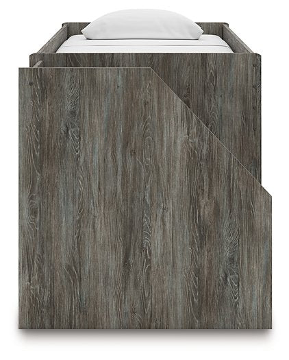 Frandern Loft Bed with Bookcase Storage - homePLUS (Binghamton, NY)