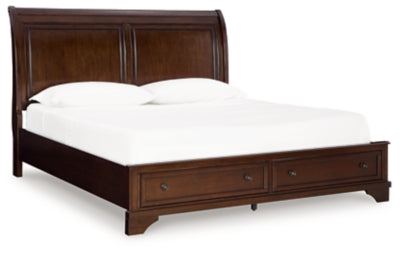 Trellington Sleigh Storage Bed - homePLUS (Binghamton, NY)