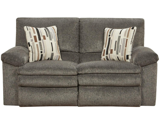 Catnapper Furniture Tosh Reclining Loveseat in Pewter/CafÃ© image