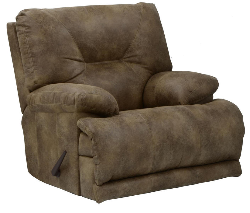 Catnapper Voyager Power Lay Flat Recliner in Brandy