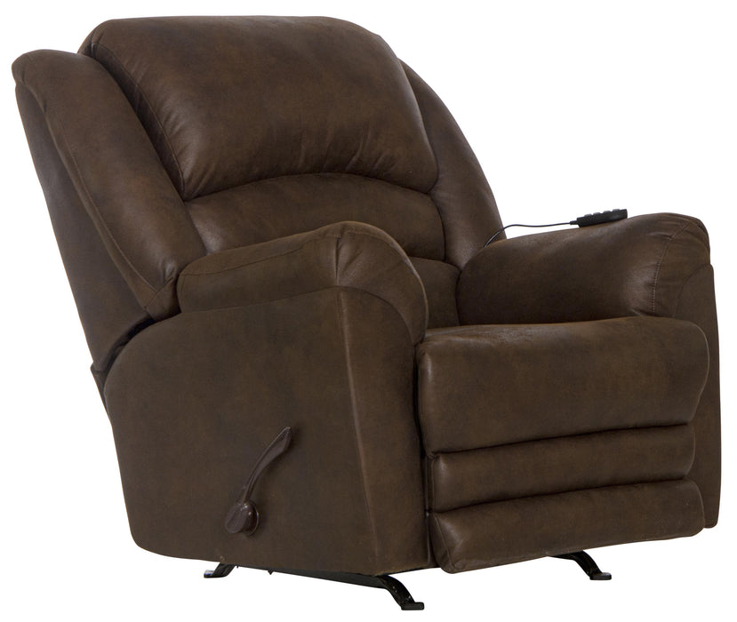 Hayden Extra Extension Rocker Recliner with Heat and Massage