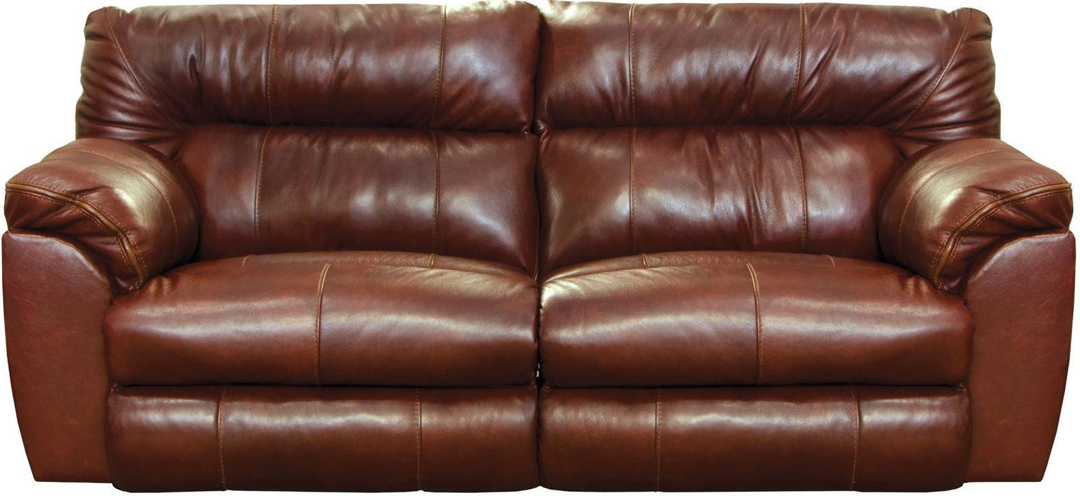 Catnapper Milan Power Lay Flat Reclining Sofa in Walnut 64341