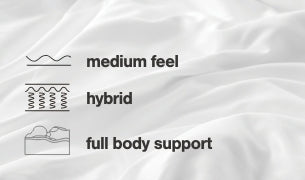 Chime 10 Inch Hybrid 10 Inch Mattress and Pillow - homePLUS (Binghamton, NY)