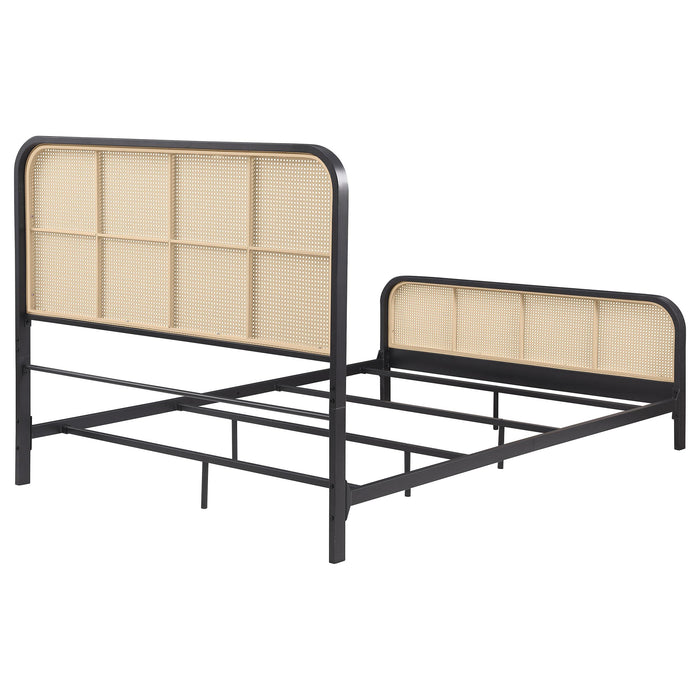 Lanewood Eastern King & Queen Bed Black & White