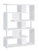 Hoover 5-tier Bookcase White and Chrome - homePLUS (Binghamton, NY)