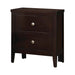 Carlton 2-drawer Rectangular Nightstand Cappuccino - homePLUS (Binghamton, NY)