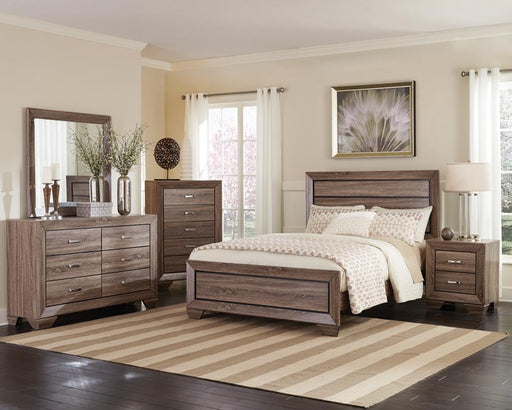 Kauffman California King, E.king, & Queen Panel Bed Washed Taupe - homePLUS (Binghamton, NY)