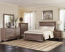 Kauffman California King, E.king, & Queen Panel Bed Washed Taupe - homePLUS (Binghamton, NY)