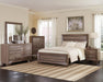 Kauffman California King, E.king, & Queen Panel Bed Washed Taupe - homePLUS (Binghamton, NY)