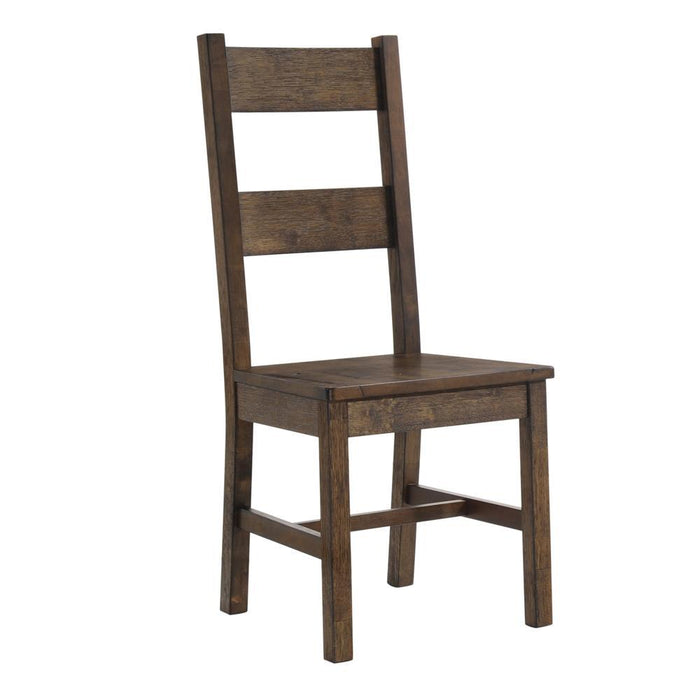 Coleman Dining Side Chairs Rustic Golden Brown (Set of 2)