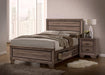 Kauffman California King, E.king, & Queen Panel Bed Washed Taupe - homePLUS (Binghamton, NY)
